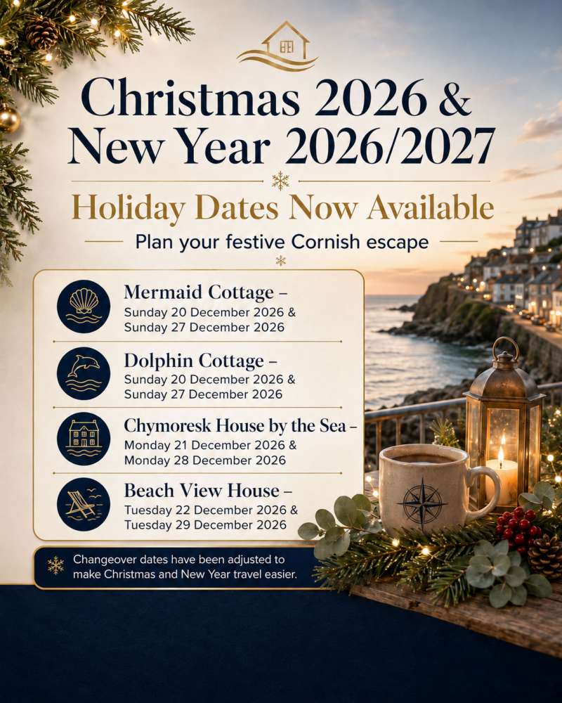 Christmas & New Year 2026/2027 Holiday Dates Now Available