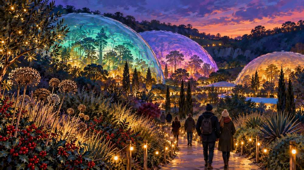Christmas at Eden 2026: Plan a Festive Day Out from St Ives Bay